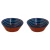 Colori Del Sud Mezquita Circle Schaal 18 cm 80 cl Blauw 2 stuks
