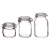  Fido Bormioli Weckgläser Set 0,5L+1L+1,5L 3-teilig