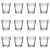 Pasabahce Wasserglas Grande Sunray 29 cl 12 Stück