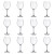 Rocco Bormioli Wine Glass Milano 35 cl 12 pieces