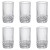 Rocco Bormioli Shot glass America'20s 8 cl 6 pieces