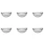 Duralex Bowl Lys 17 cm 97 cl Transparent Hard Glass 6 pieces