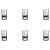 Mammoet Borrelglas Budgetline Bostonshot 3.5 cl - Transparant 6 stuks