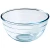 O.cuisine Bowl 17 cm 1 l Transparent Borosilicate 1 piece