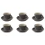 Palmer  Colors Tasse und Untertasse 18 cl - 14 cm Grau 6 Stück