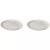 Palmer Plate Light Blue Sea 22.5 cm Blue Stoneware 2 pcs.