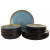 Palmer Plate set Lotus Stoneware 6-person 18-piece Turquoise Black 