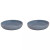 Palmer Bord diep Sandy Loam 22 cm Blauw Stoneware 2 stuks