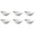 Palmer Schaal White Delight 25 x 16 cm 70 cl Wit Porselein 3 stuks