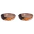 Palmer Plate deep Aquarel 22 cm Blue Beige Stoneware 2 pcs.