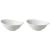 Palmer Bowl White Delight 25 x 16 cm 70 cl White Porcelain 2 pcs.