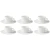Palmer Cup and saucer White Delight 15 cl - 16 cm White 6 pieces