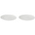 Palmer  White Delight Teller Coupe 16 cm Weißes Porzellan 2 Stück