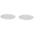Palmer Bord coupe White Delight 27 cm Wit Porselein 2 stuks