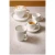 Palmer Espresso cup and saucer Da Vinci 9 cl - 11 cm Offwhite Porcelain 6 pieces