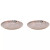Palmer Bord Confetti 27 cm Roze Stoneware 2 stuks