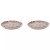 Palmer Bord Confetti 21.5 cm Roze Stoneware 2 stuks