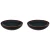 Palmer Plate deep Eccentric 22 cm Blue Stoneware 2 pcs.
