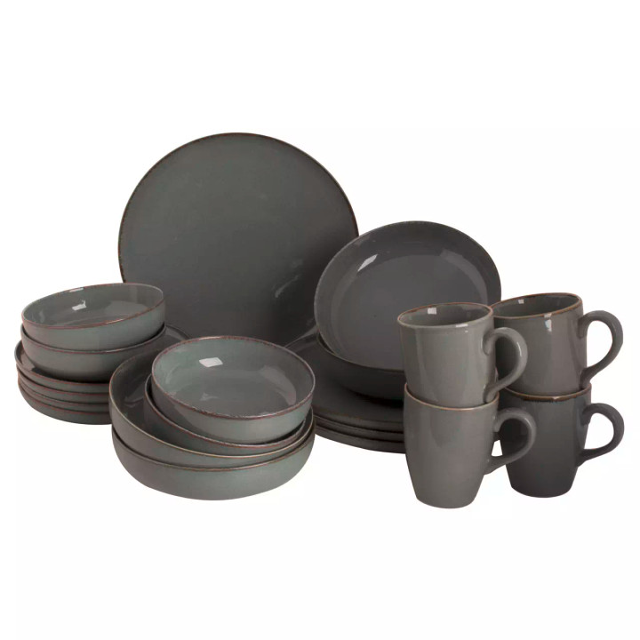 Palmer Dinnerware set Antigo Porcelain 4-person 20-piece Blue