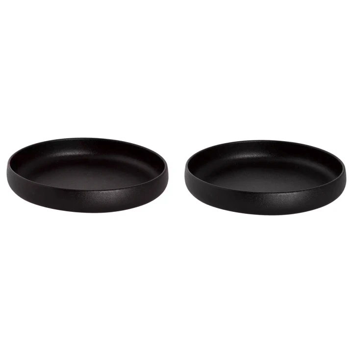 Maastricht Porselein Bord diep Universe 21 cm Zwart Porselein 2 stuks