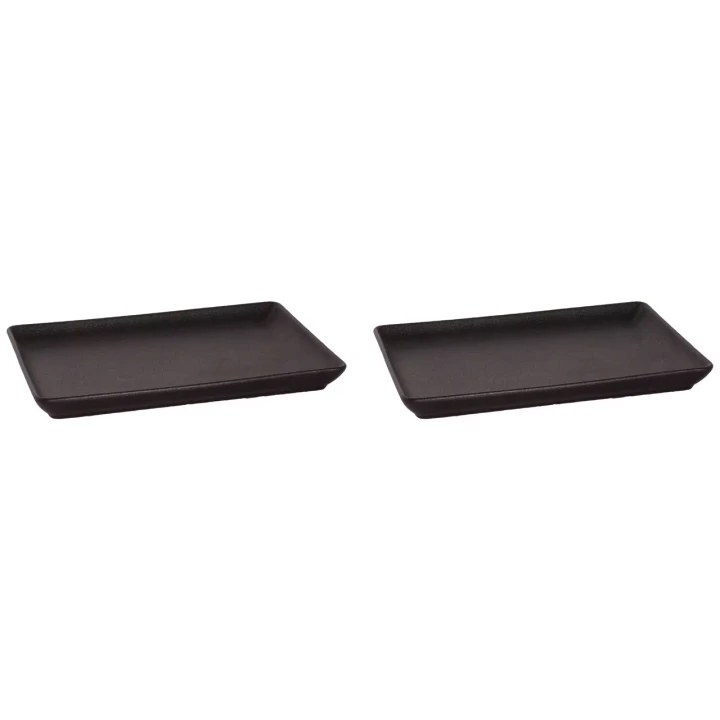 Maastricht Porselein Bowl Universe 24 x 17 cm Black Porcelain 2 pieces