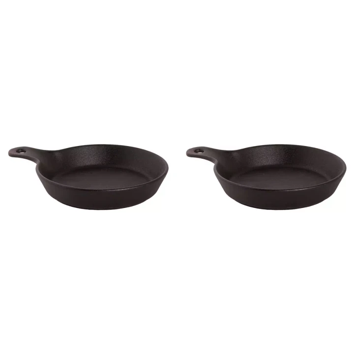 Maastricht Porselein Serveerschaal Universe 16 cm 35 cl Zwart Porselein 2 stuks