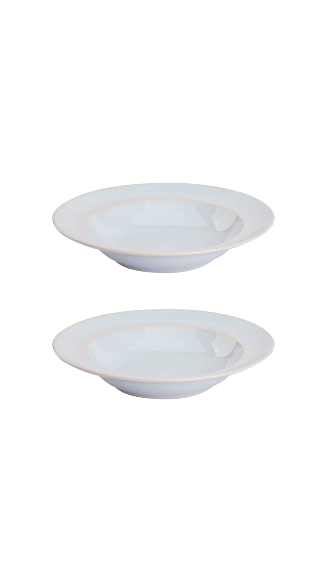 Palmer Bord diep Barolo 29 cm Lichtblauw Stoneware 2 stuks