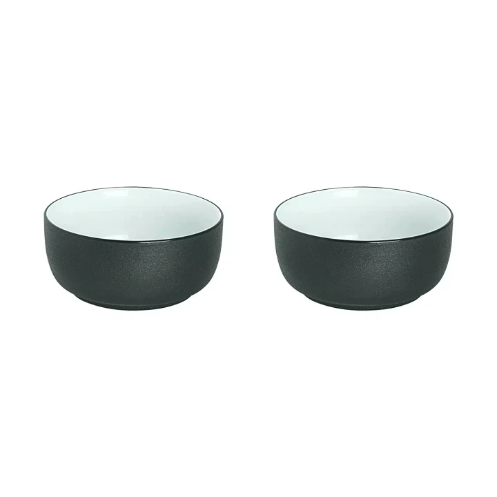 Maastricht Porselein  Cosmic Schüssel 11 cm 32 cl Schwarz Weiß Porzellan 6 Stück