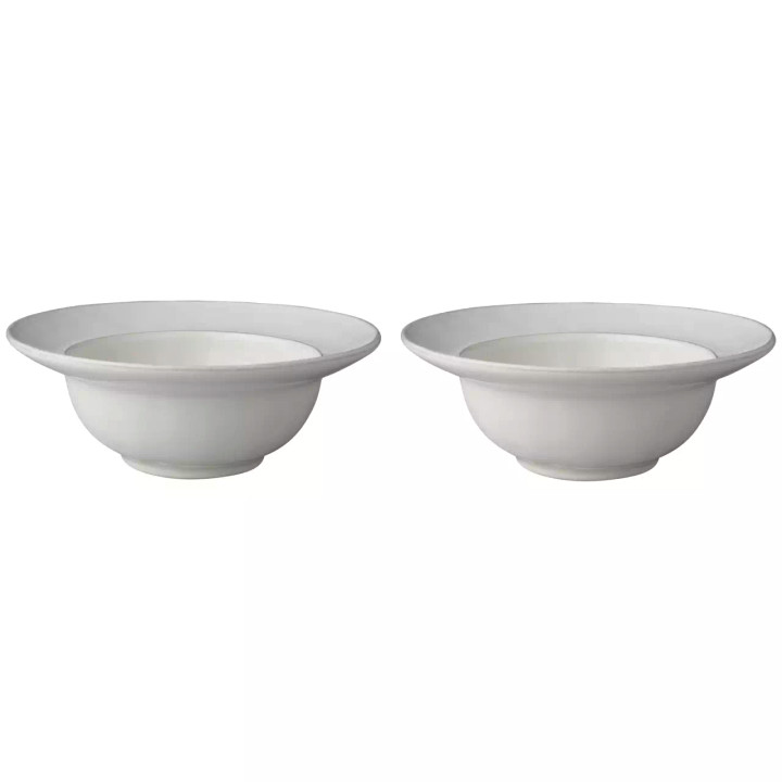 Serenity soup bowl 40 cl White 2 pieces