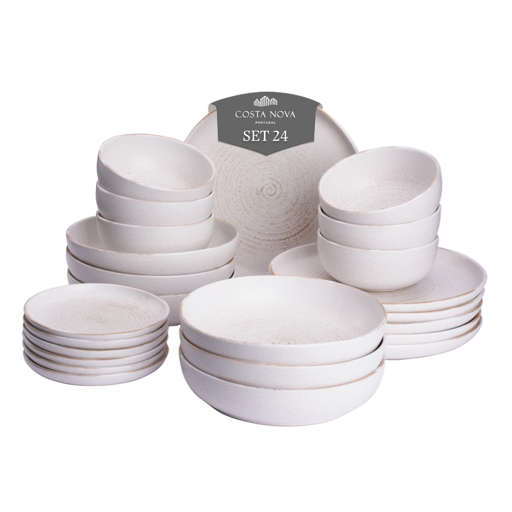Costa Nova Vermont Serviesset 24-delig Wit