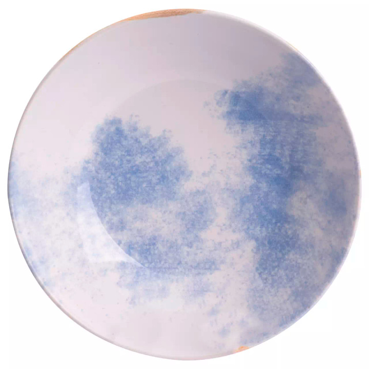 James Cooke Schaal Clouded Charm 17 cm Blauw Wit Stoneware 2 stuks