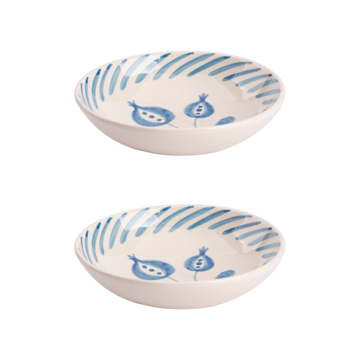 Colori Del Sud Cazorla Deco Bord 15.5 cm Blauw 2 stuks