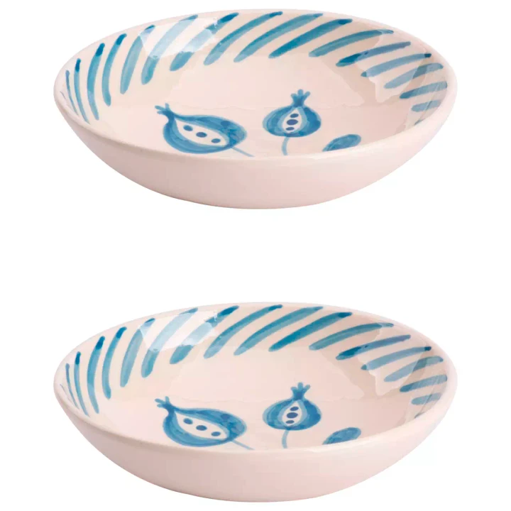 Colori Del Sud Cazorla Deco Bord 15.5 cm Blauw 2 stuks