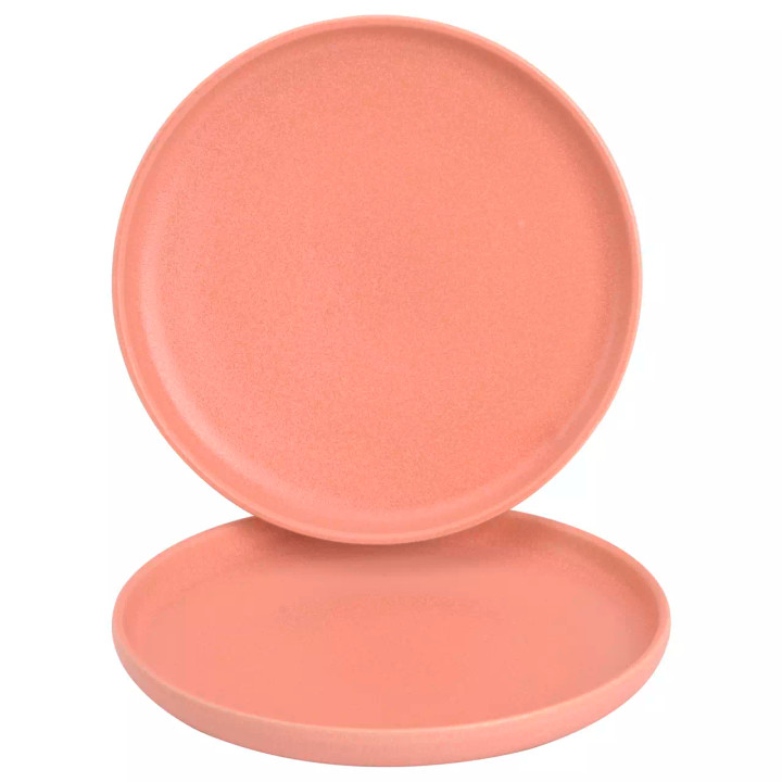 James Cooke Teller Bliss 22 cm Rosa Steingut 2 Stück