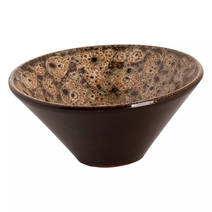 Graupera Schaal Sabana 10 cm 10 cl Bruin Wit Stoneware 1 stuk