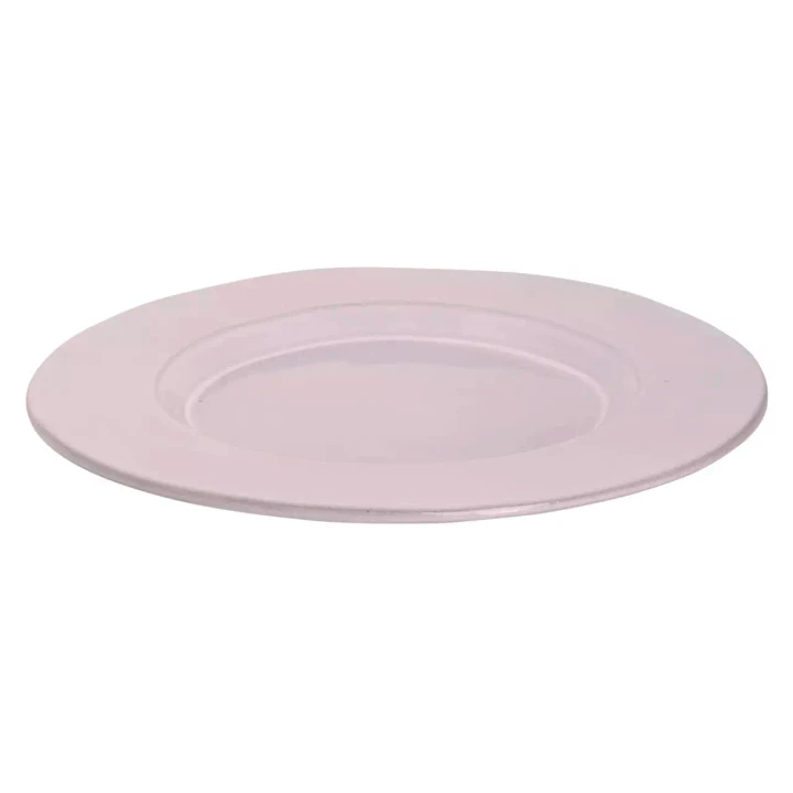 Palmer Plate Ecogres Plano 23 cm White Stoneware 4 pieces