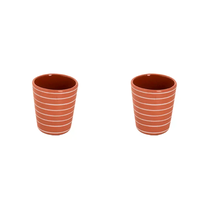 Colori Del Sud Mezquita Circle Cup without ear 20 cl Pink 2 pcs.