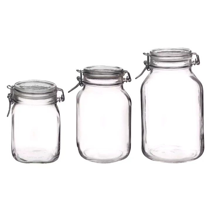 Rocco Bormioli Weckpotset Fido 1L+2L+3L 3-dlg