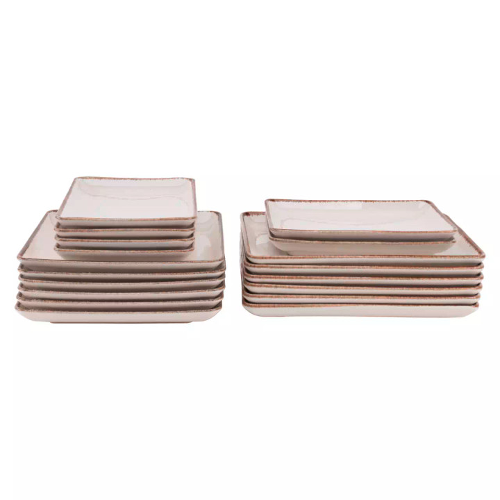 Maastricht Porselein Akoya Serviesset 18-delig Crème