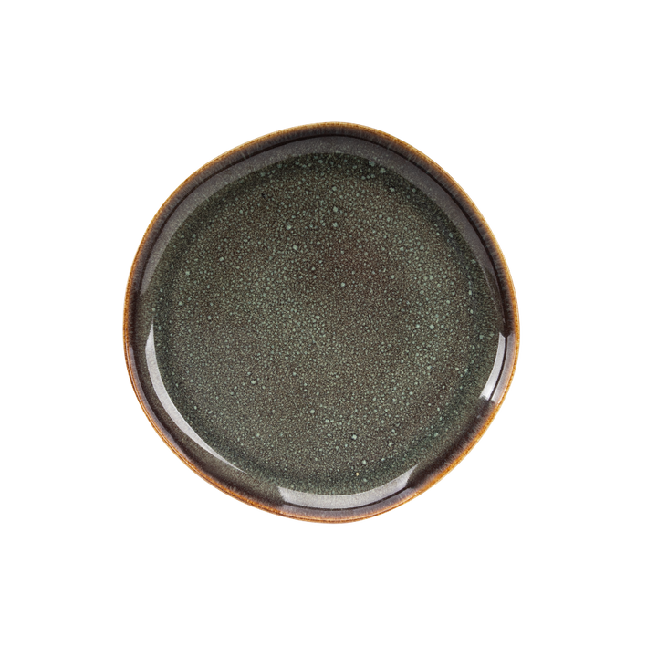 James Cooke Plate Moss 22 cm Green