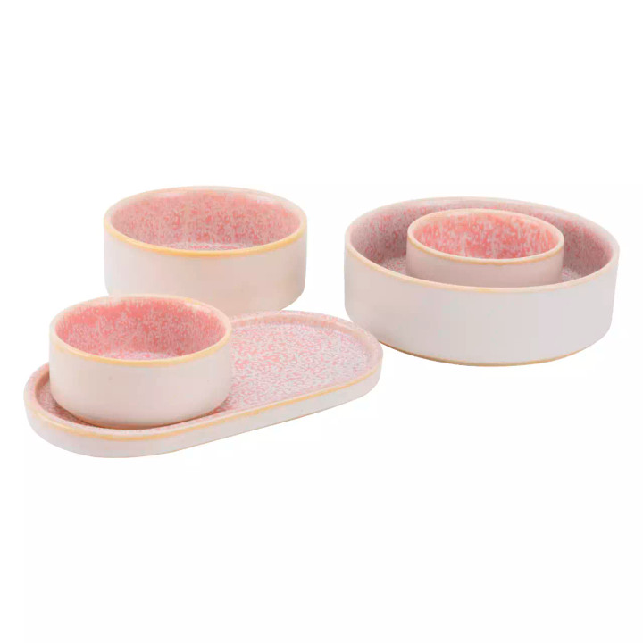 Palmer Tapas Set Coco 5-Piece Pink