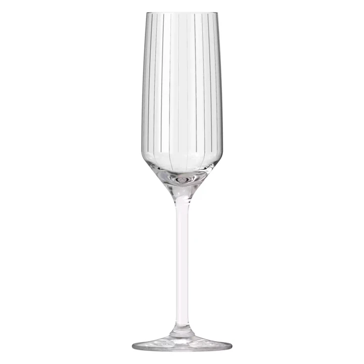 Royal Leerdam Champagne flûte Carré Optik 22,5 cl 6 Stück