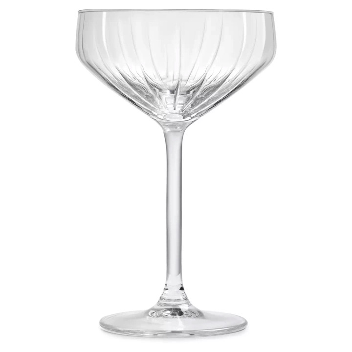 Royal Leerdam Champagne Coupe Carré Optics 28,5 cl 6 pieces