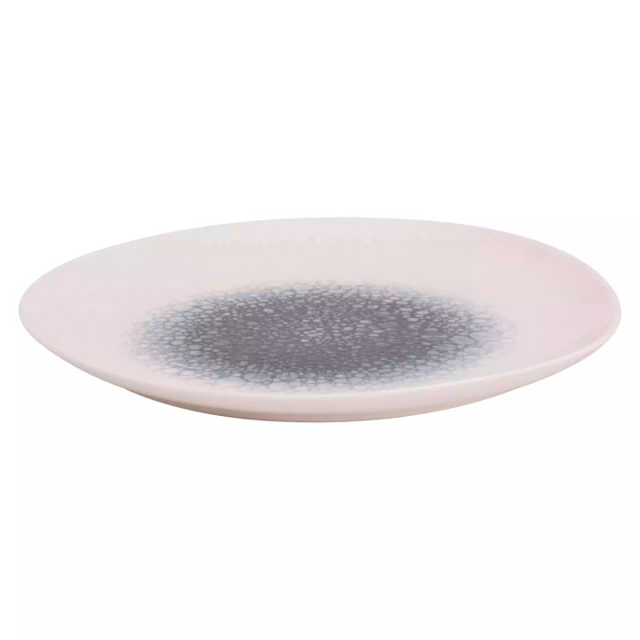 Maastricht Porselein Bord Grey Mineralis Organic 20 cm 2 stuks