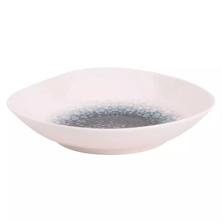Maastricht Porselein Diep Bord Grey Mineralis Organic 20 cm 2 stuks