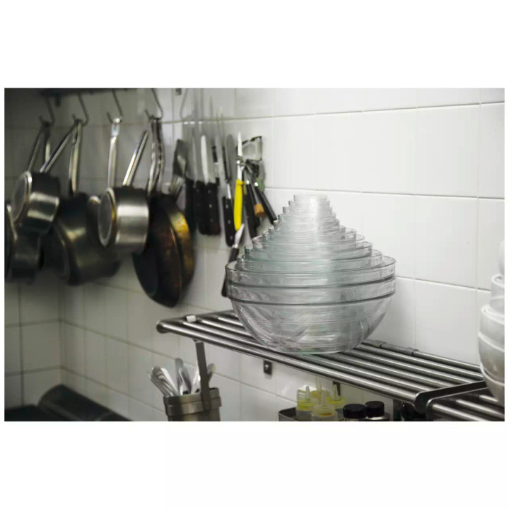 Duralex Bowl Lys 23 cm 2.4 l Transparent Hard Glass 6 pieces