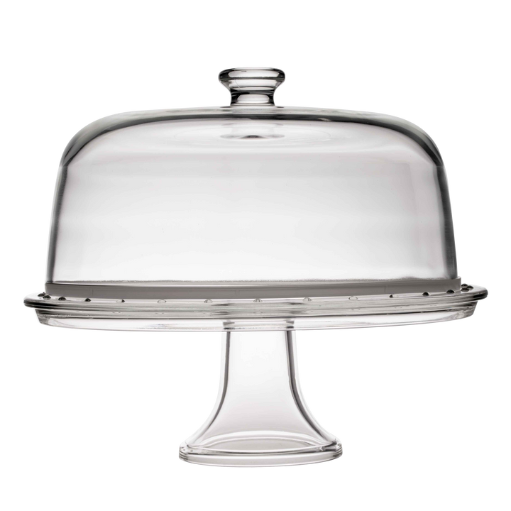 Borgonovo Taartplateau met stolp Palladio 31 cm Glas