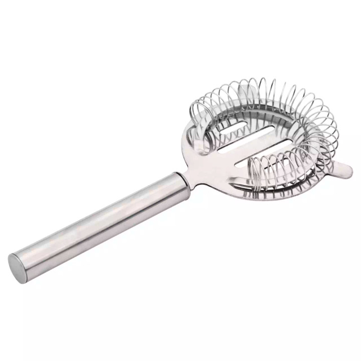 Bar Professional Cocktailstrainer Tools 19 x 10 x 2 cm Roestvrijstaal Zilver