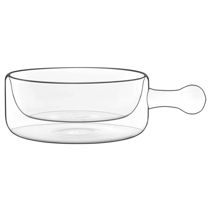 Luigi Bormioli Schaal Food&design 11.3 cm 25 cl Transparant Borosilicaat 2 stuks