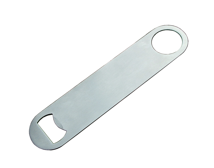 Bar Professional Flesopener Barblade 18 x 4 cm Roestvrijstaal